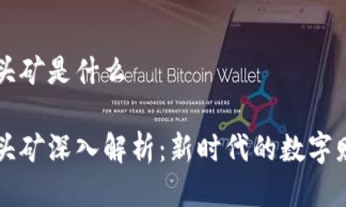 区块链头矿是什么

区块链头矿深入解析：新时代的数字财富开采