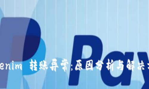 Tokenim 转账异常:原因分析与解决方案